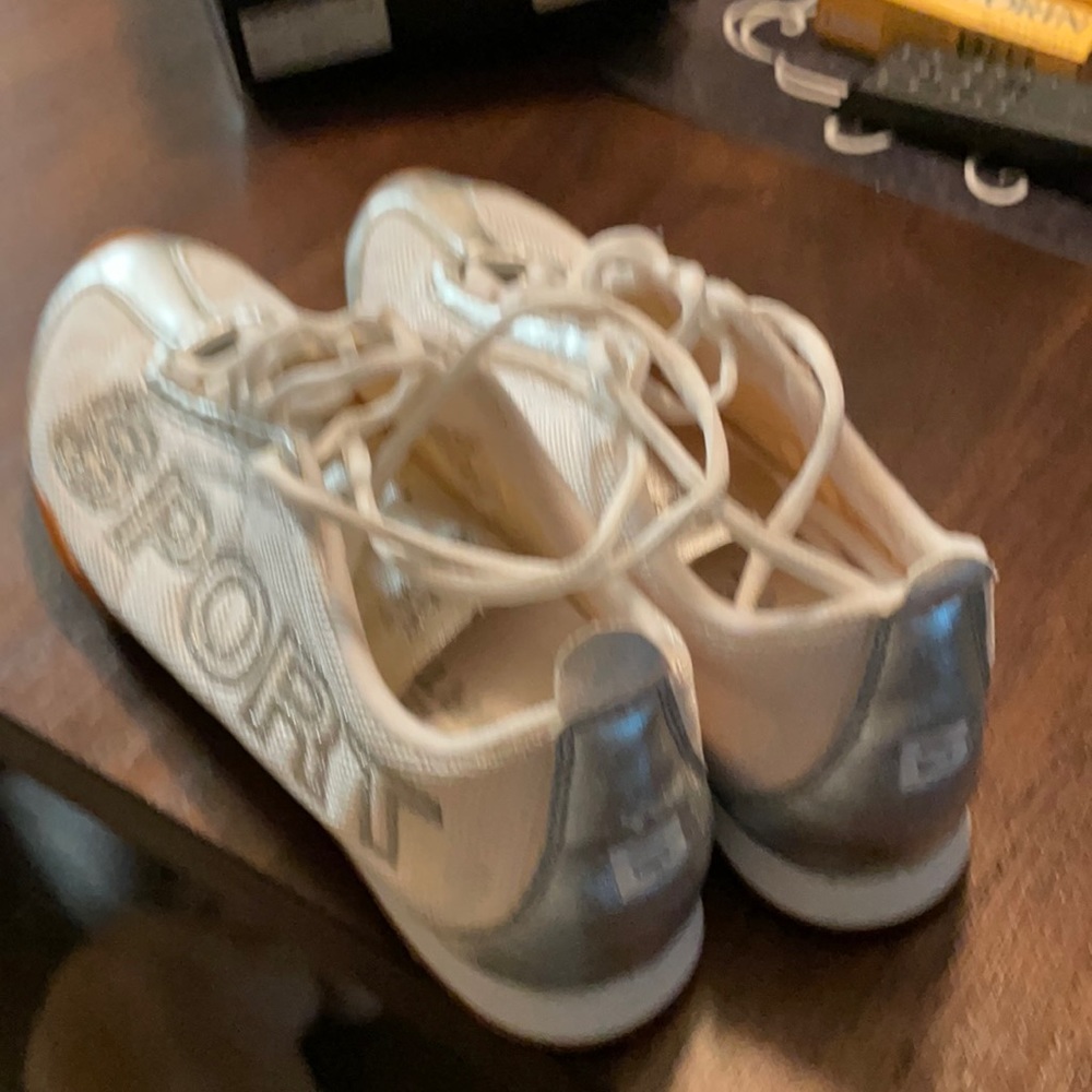 BeBe white and silver